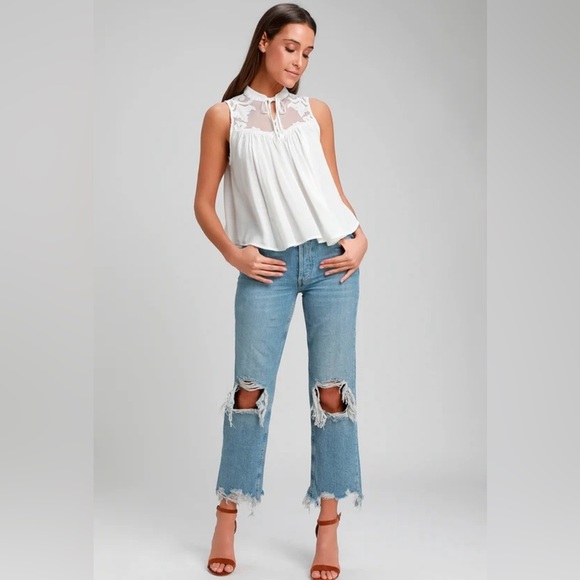 Free People Tops - Free  People Western Romance tank , sz large